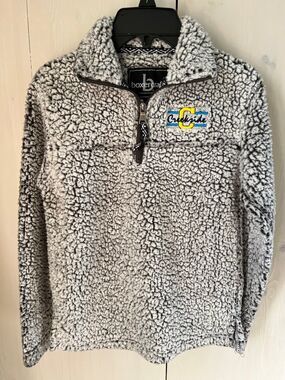 Youth Sm - Creekside Teddy bear Fluffy School Coat Jacket Windbreaker Boxercraft